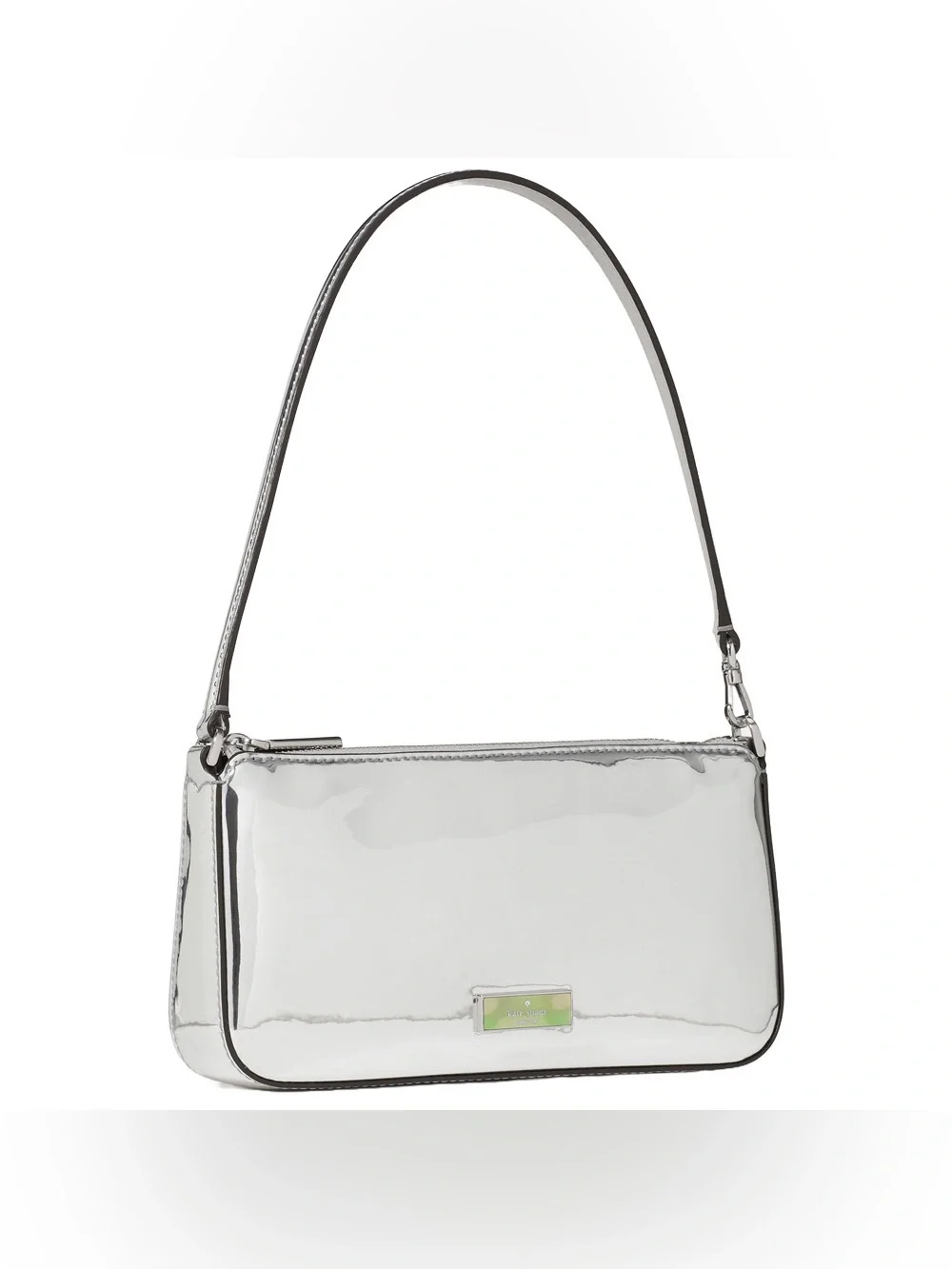 Kate Spade Bridget Mirror Metallic wristlet Bag or small shoulder bag new
